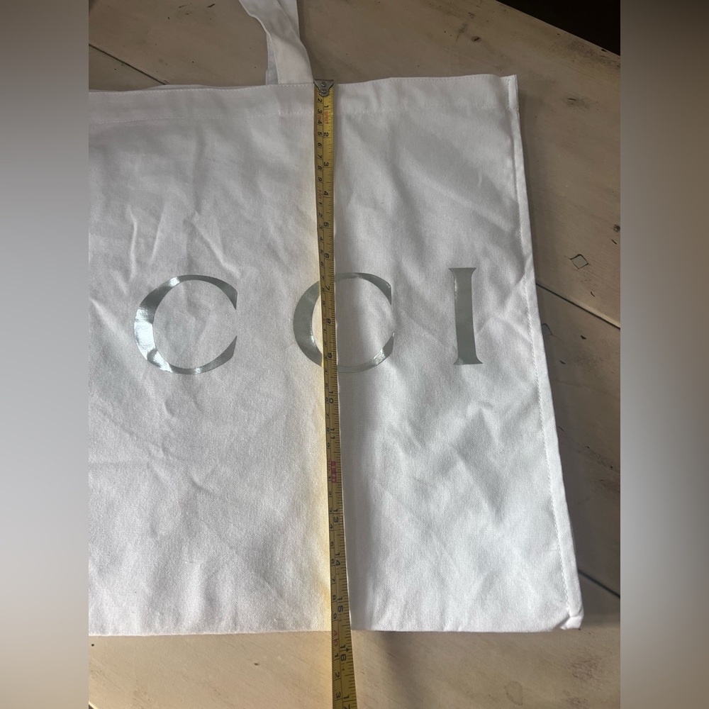 Gucci White Cotton Promo Bag with Logo - Picture 3 of 4